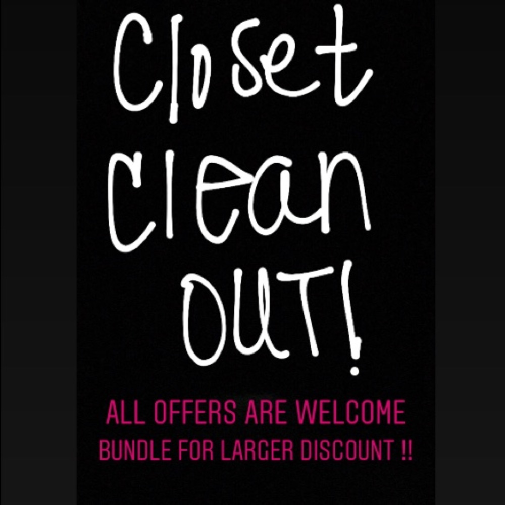 Closet Clean OUT !!!!!!!!